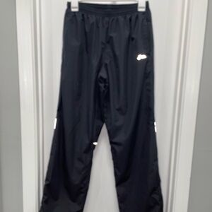 Asics Track Pants/Joggers Ankle Zippers with Reflective logo/ Back Runner Pants